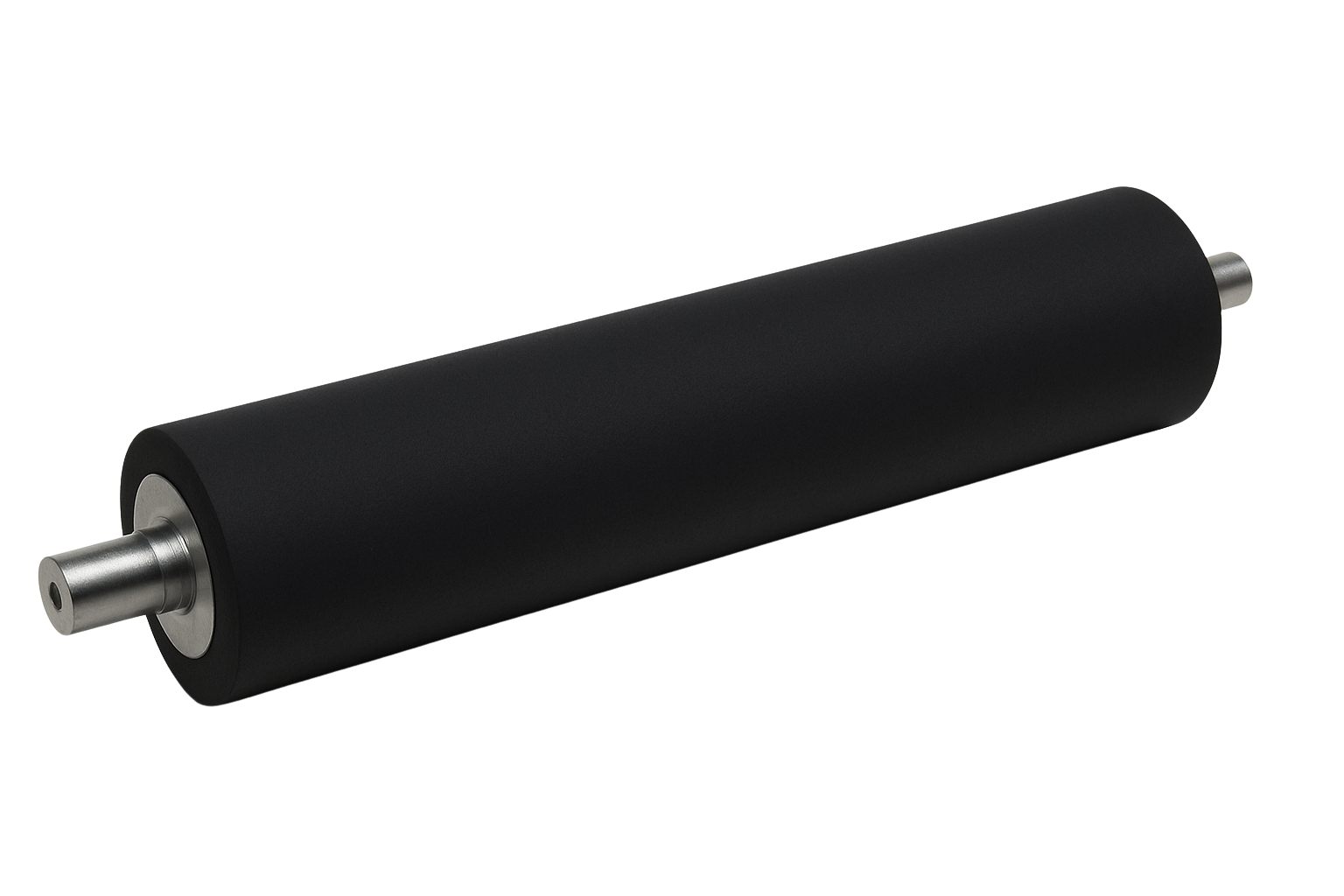 Rubber coating of rollers